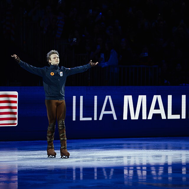 Ilja Malinin na MS v krasobruslen�