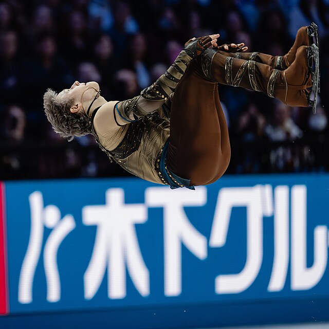 Ilja Malinin na MS v krasobruslen�