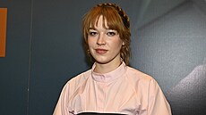 Martina Jindrová zvolila jemný model, který stál na �isté linii a výrazném...
