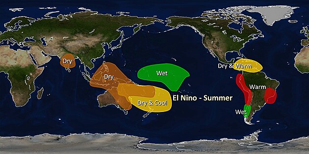 El Niño a jeho dopady