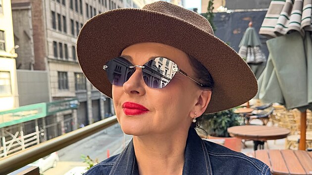 Dana Morávková v New Yorku