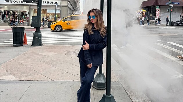 Dana Morávková v New Yorku