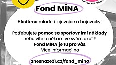 Z tragédie vznikla pomoc druhým. Peníze ze sbírky na Mínu nyní pomáhají mladým...
