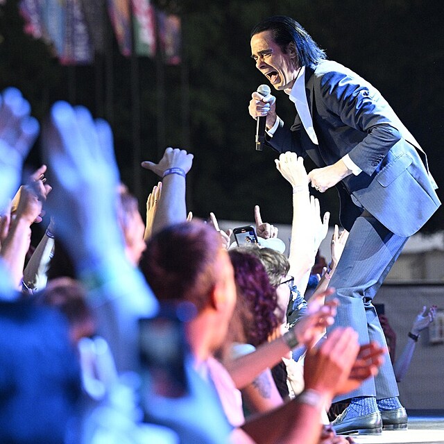 Nick Cave na festivalu Metronome v roce 2022