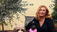 Halina Pawlowská se svými psy