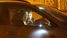 Roman �ervenka a Michaela Pechá�ková b�hem romantického rande.