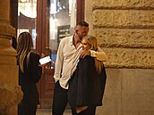 Dominika Myslivcová s p�ítelem Jakubem