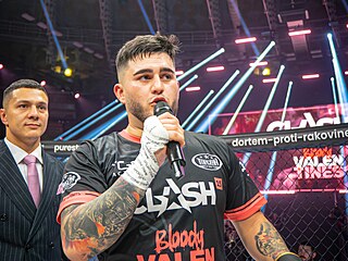 Samir Margina na po z�pase na Clash 15