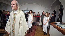 �Korunovace� Karla Schwarzenberga na krále Království pravdy a lásky za...
