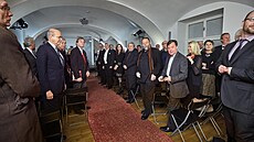 �Korunovace� Karla Schwarzenberga na krále Království pravdy a lásky za...