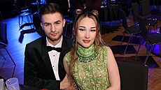 Natálie Grossová s p�ítelem