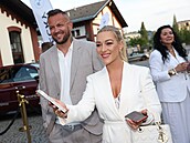 Dominika Myslivcová se svým partnerem Jakubem