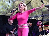 Helena Vondrá�ková na koncertu Rádia Blaník na Konopi�ti