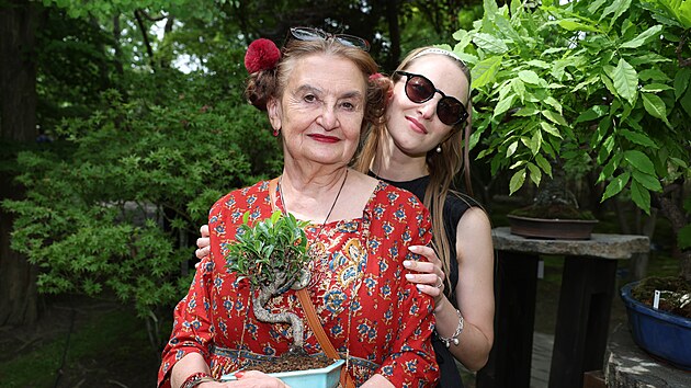 Eva Holubová s dcerou Karolínou