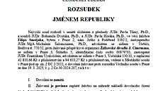 Zden�k Sv�rák vs. Filip Smoljak, rozsudek