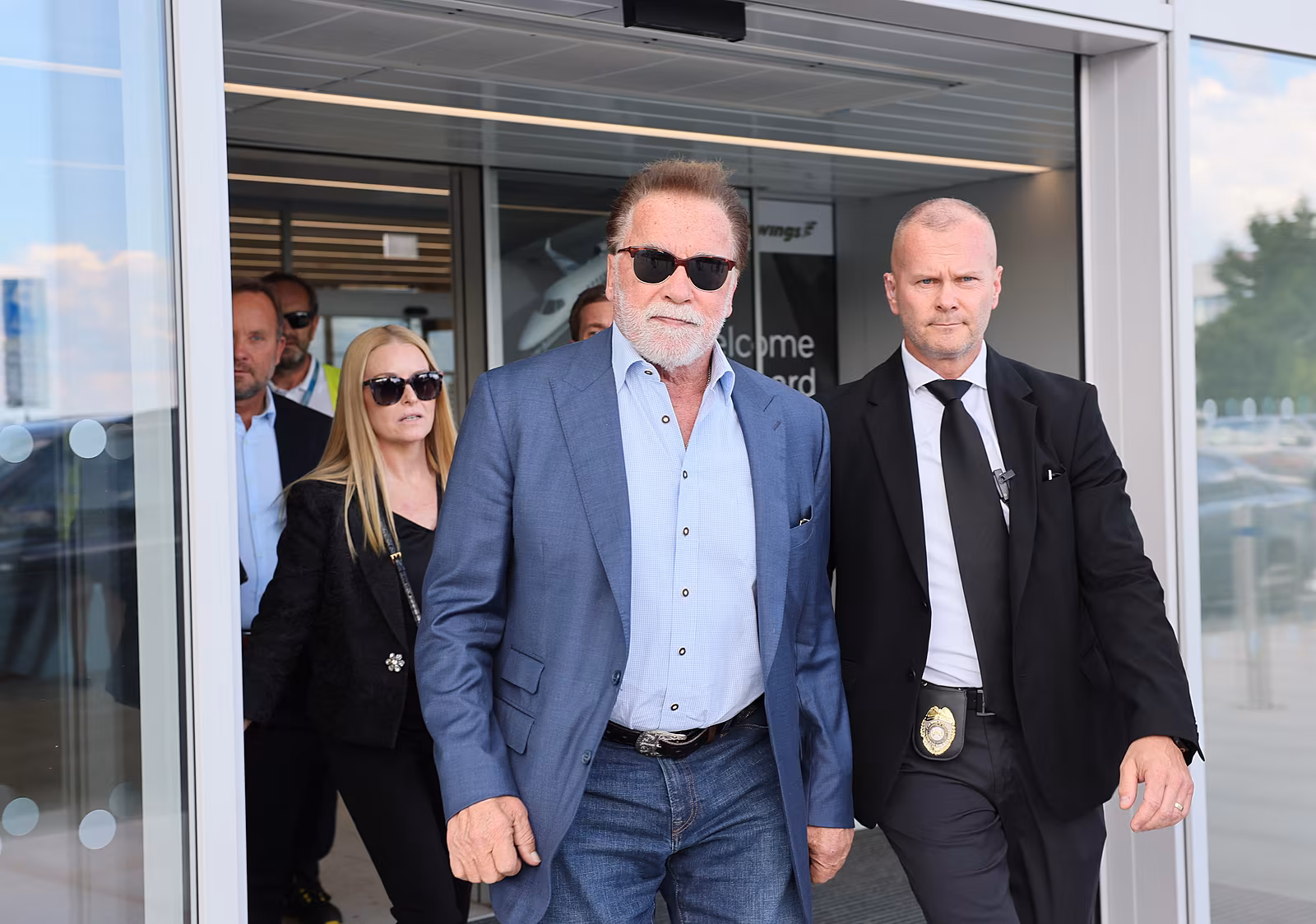 Arnold Schwarzenegger v Praze