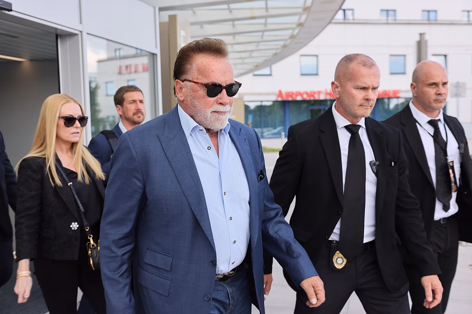Arnold Schwarzenegger v Praze
