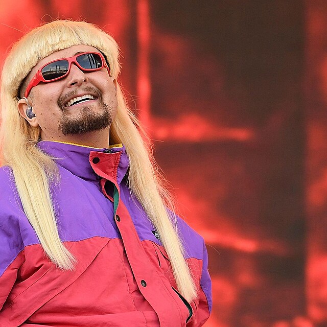 Oliver Tree b�hem vystoupen� v roce 2019