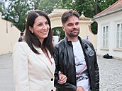 Markéta Pekarová Adamová s man�elem Tomá�em