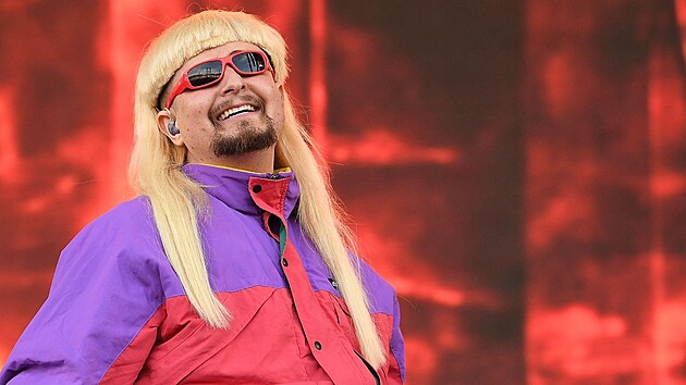 Oliver Tree b�hem vystoupení v roce 2019