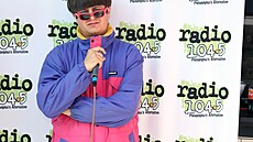 Oliver Tree p�i náv�t�v� rádia v roce 2019