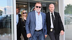 Arnold Schwarzenegger v Praze