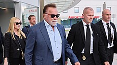 Arnold Schwarzenegger v Praze
