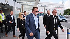 Arnold Schwarzenegger v Praze
