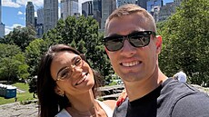 Andrea Machá�ková s bratrem