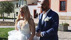 Charlotte �tiková a Martin �tefan se vzali v zá�í 2024.