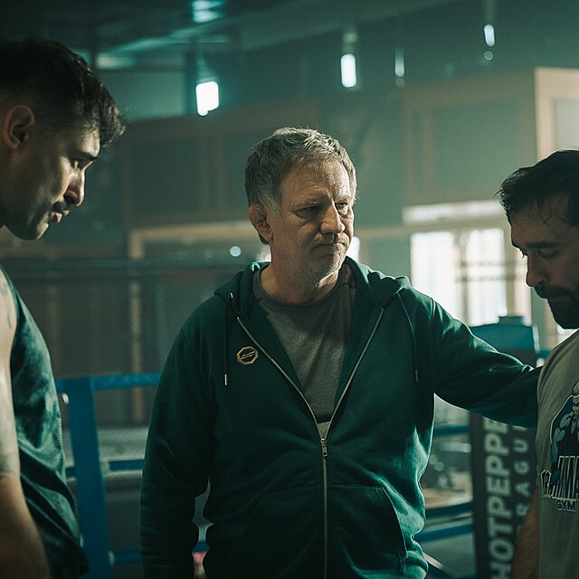 Adam Vacula, Martin Finger a Milan Ondr�k ve filmu Bojovn�k