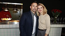 Hokejový trenér Tomá� Plekanec s man�elkou a bývalou tenistkou Lucií �afá�ovou