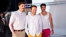 Václav �anda, Petr Kubík, Patrik D�rgel, film Rozlu�ky se svobodou, natá�ení