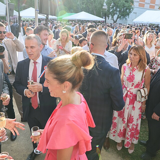 Oslavy Fête nationale na Francouzsk� ambas�d�.