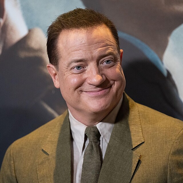 Brendan Fraser na tiskov� konferenci k nejnov�j��mu filmu The Pressure, kter� se zab�v� t�matem druh� sv�tov� v�lky