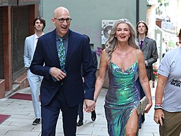 Pavlína Po�ízková a její man�el Jeff Greenstein na Innogy party b�hem 60....
