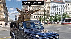 Kolá� k nehod� Filipa Turka v Praze