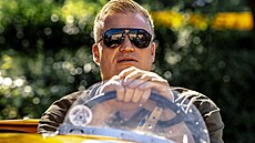 Filip Turek velmi rád �ídí závodní auta