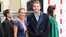 Eva Decroix se svým asistentem na KVIFF 2026