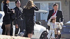 Kris Jenner, Khloe Kardashian a Mary Jo Campbell na svatb� sest�enice Khloe...