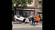 Filip Turek se stal aktérem nehody v Praze.