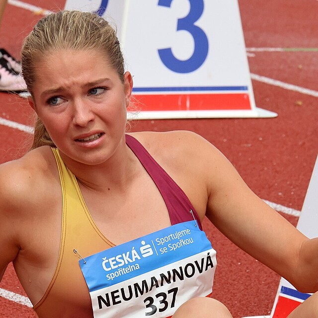 Lucie Neumannov� na Mistrovství ČR mužů a žen v atletice, T�bor 2023