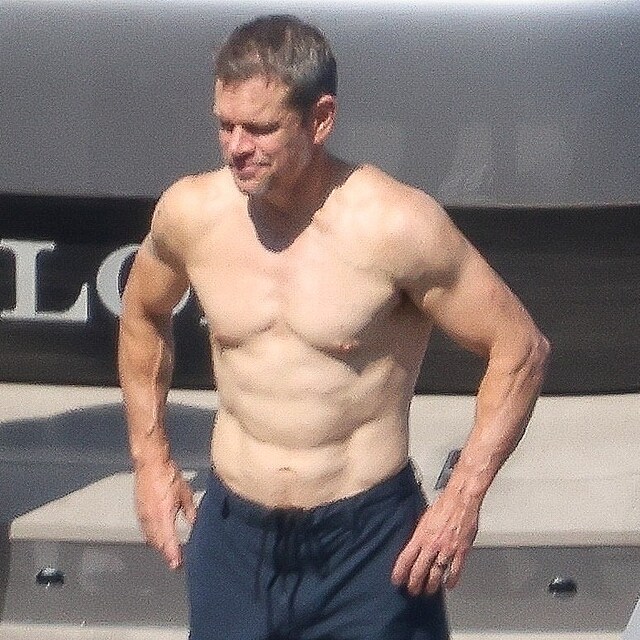 Matt Damon na Ibize v roce 2025