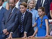 Princ z Walesu, princ George a princezna Charlotte v královské ló�i