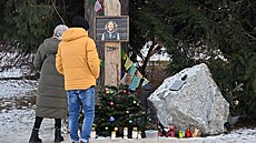 Pietní místo v parku Laury Dahlmeier