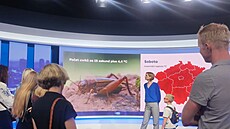 Dagmar Honsová p�i práci ve studiu