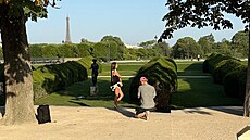 Zákulisí natá�ení klipu Paris. Re�isér Jan Kellner m�l na starosti nejen re�ii,...