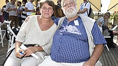 Vlastimil Zav�el s man�elkou Juditou