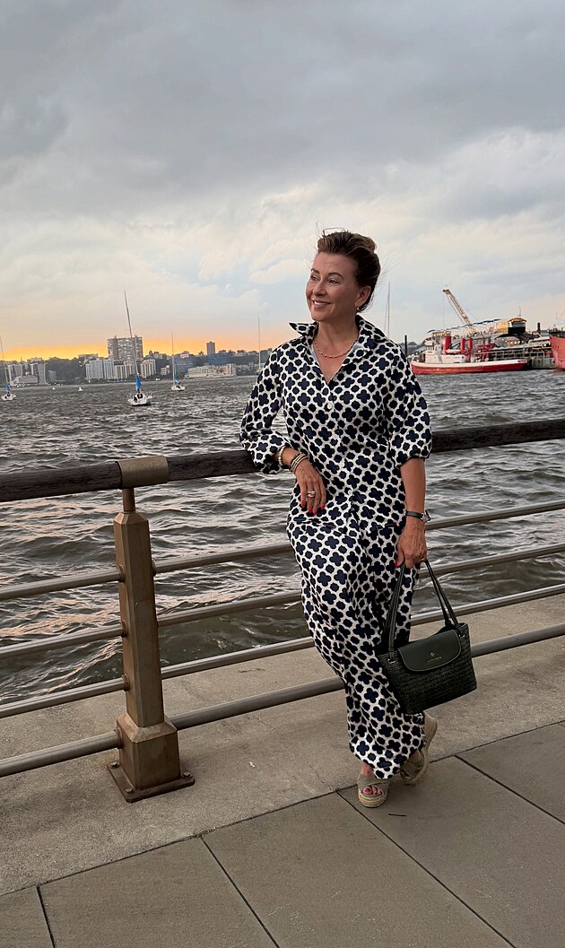 Dana Mor�vkov� vyrazila s man�elem a synem do New Yorku, kde oslavili jej�...