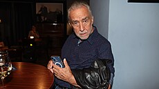 Pavel Rímský na posledním rozlou�ení s Karlem He�mánkem p�ed dv�ma lety
